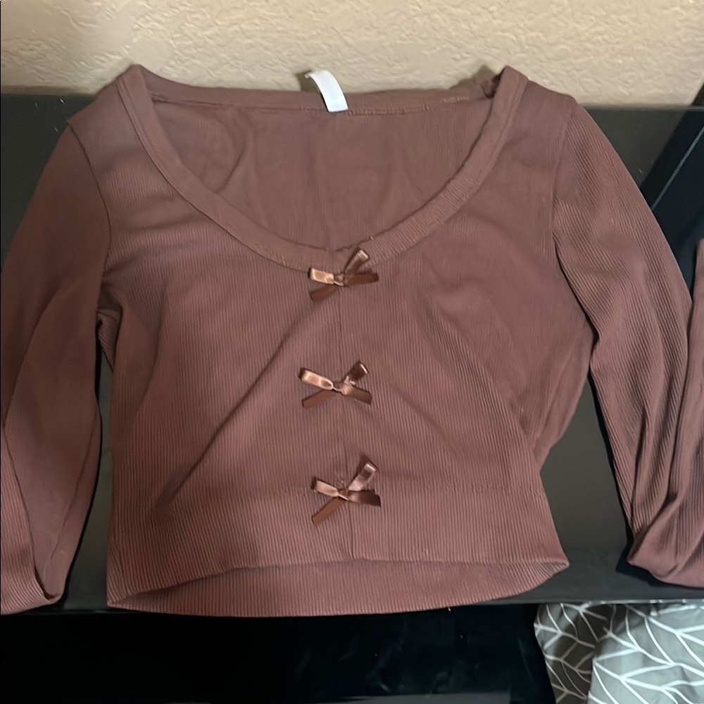 Brown Women's Top